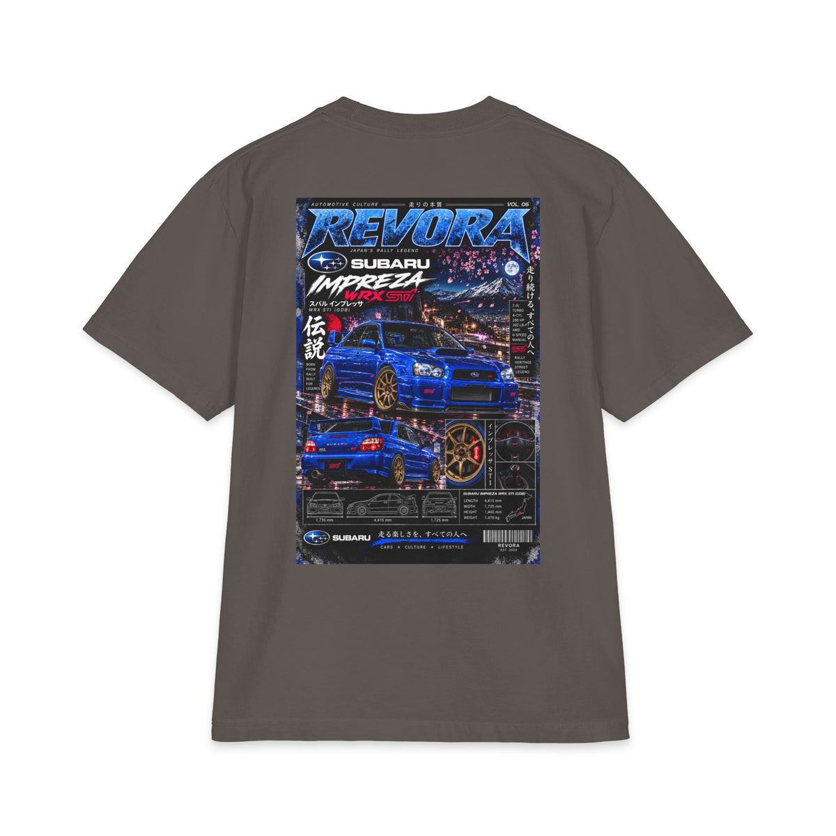 Subaru Impreza STI Magazine Tee