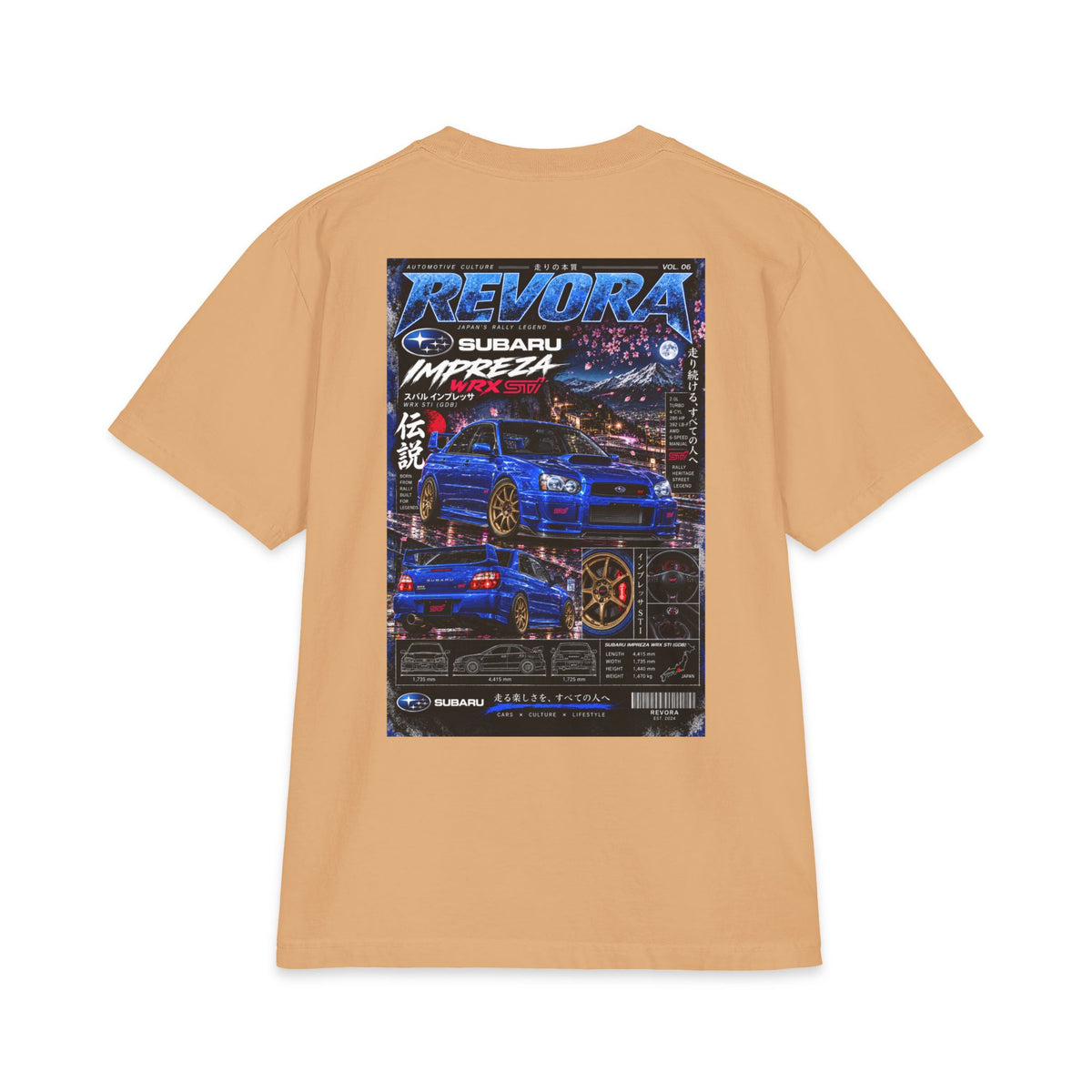 Subaru Impreza STI Magazine Tee