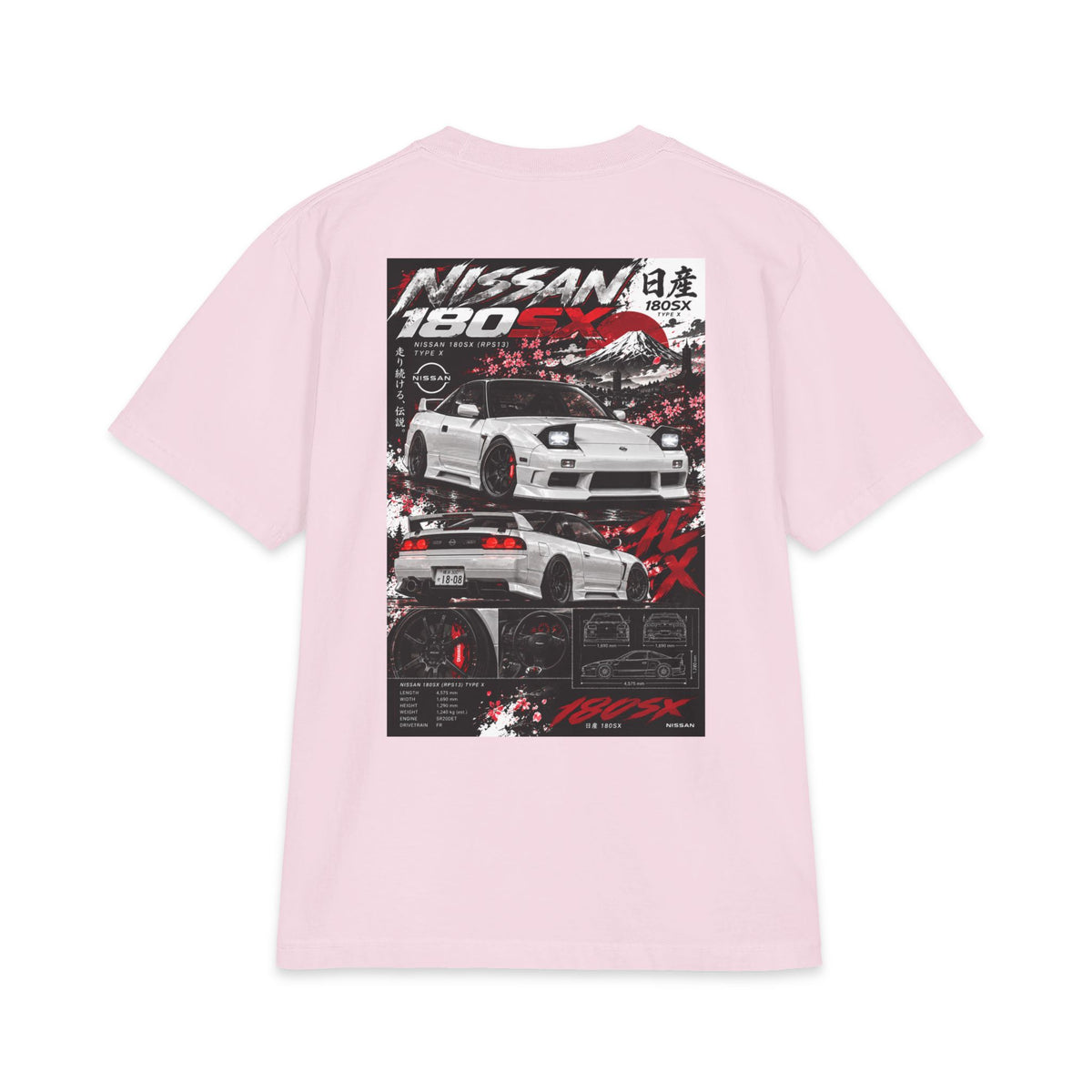 Nissan 180SX Magazine Tee