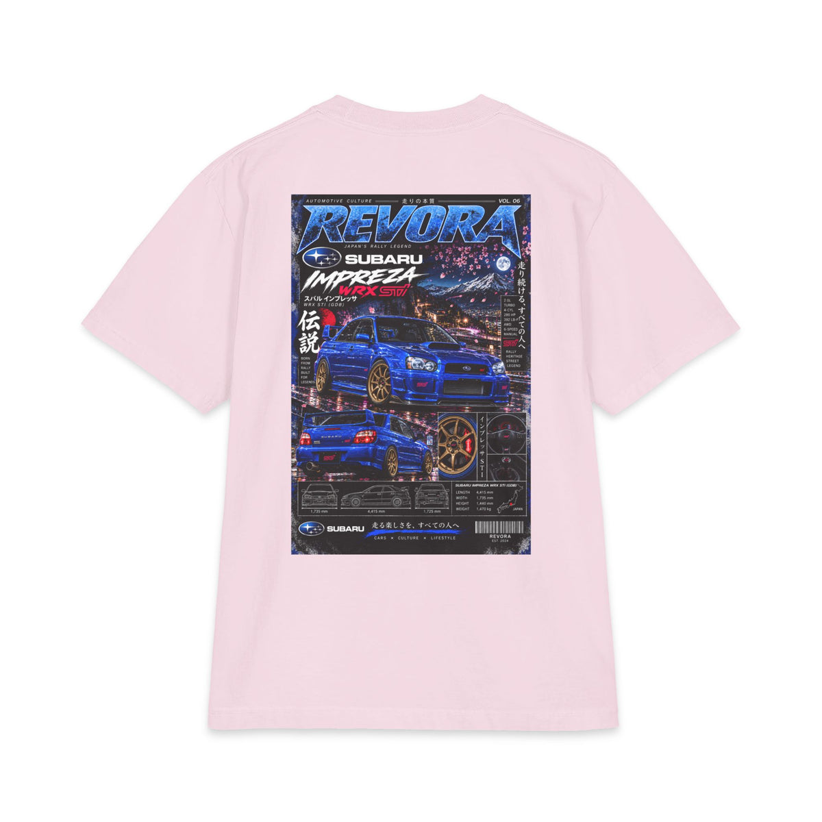 Subaru Impreza STI Magazine Tee