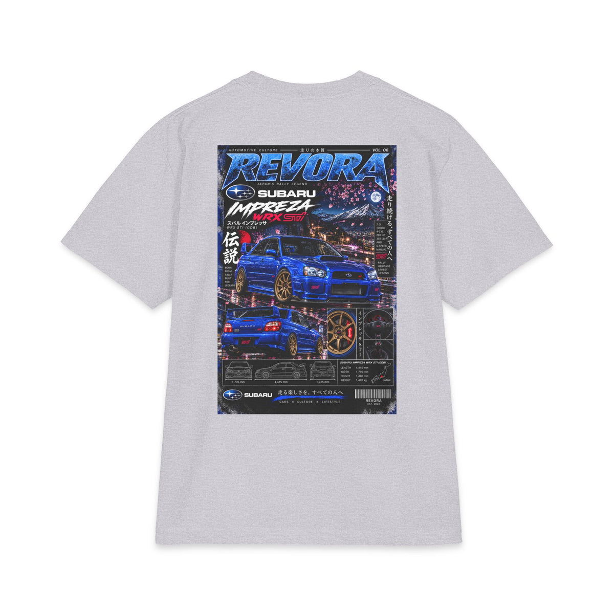 Subaru Impreza STI Magazine Tee