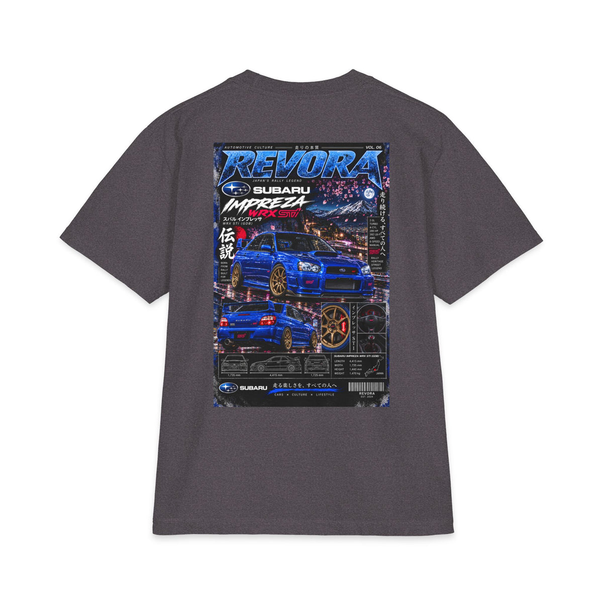 Subaru Impreza STI Magazine Tee