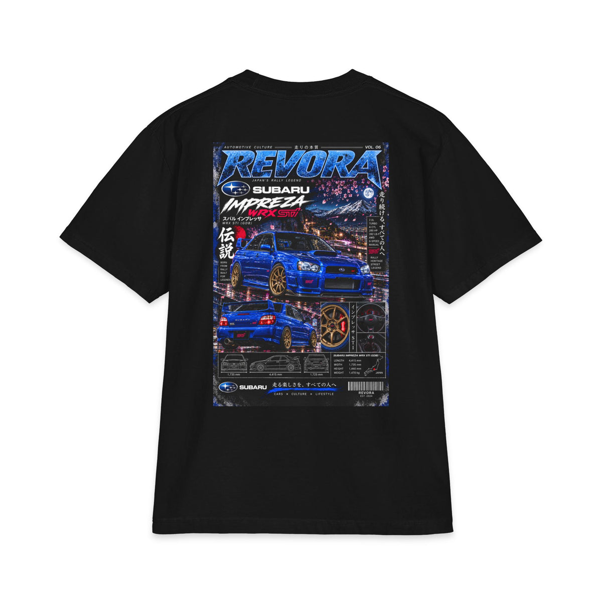 Subaru Impreza STI Magazine Tee
