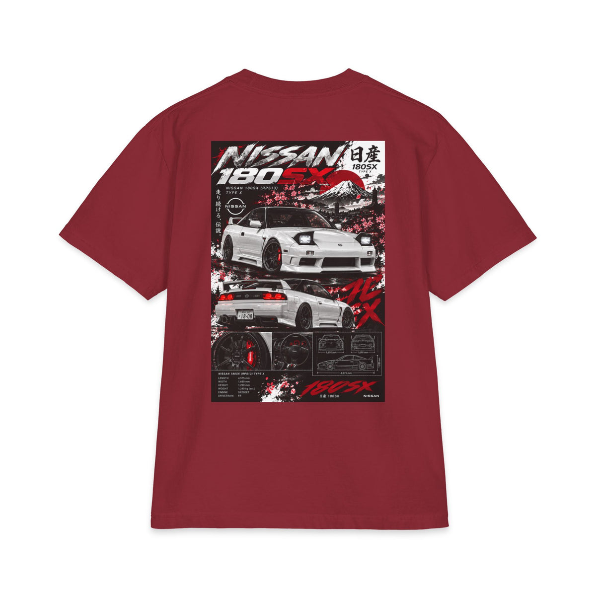 Nissan 180SX Magazine Tee