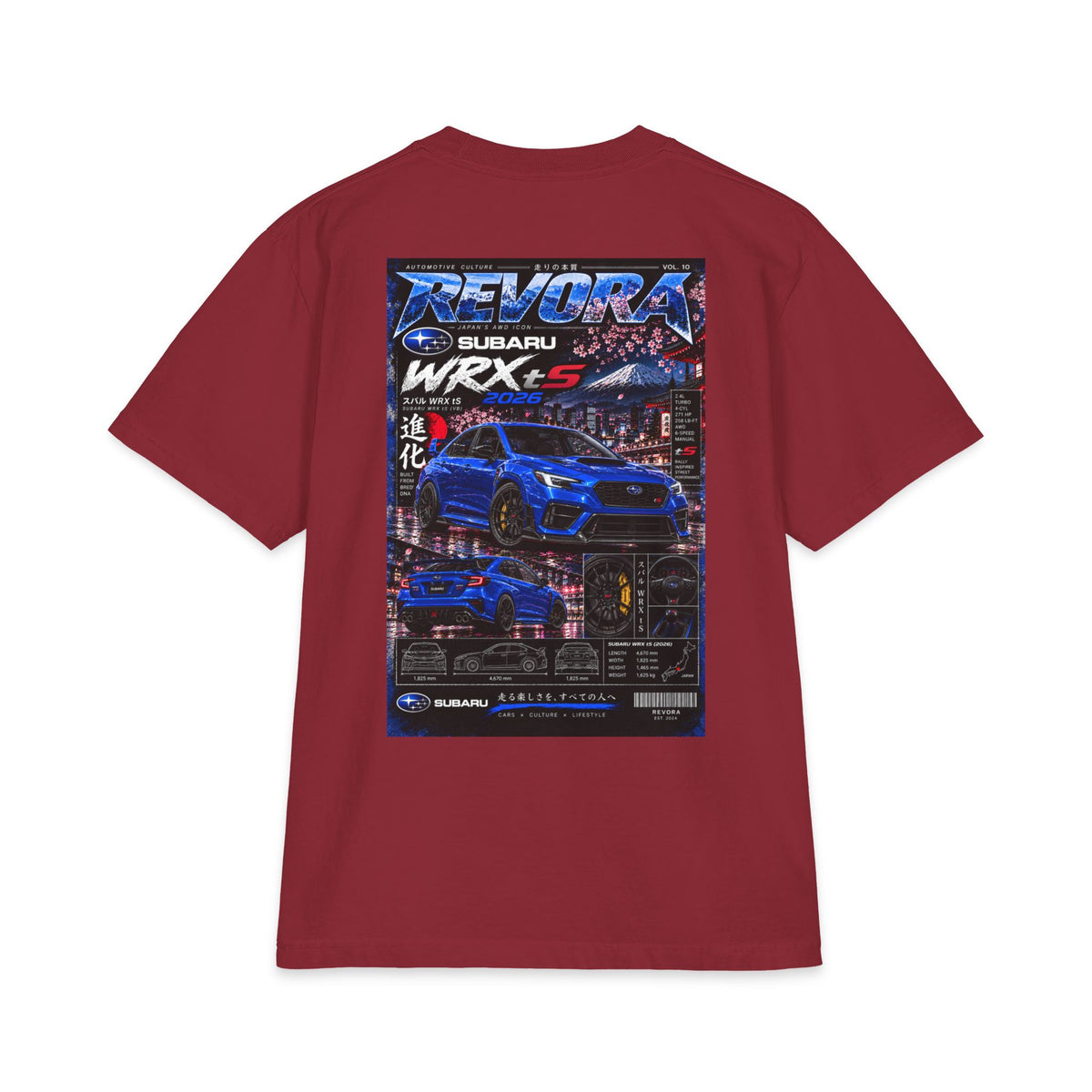 Subaru WRX STI Magazine Tee