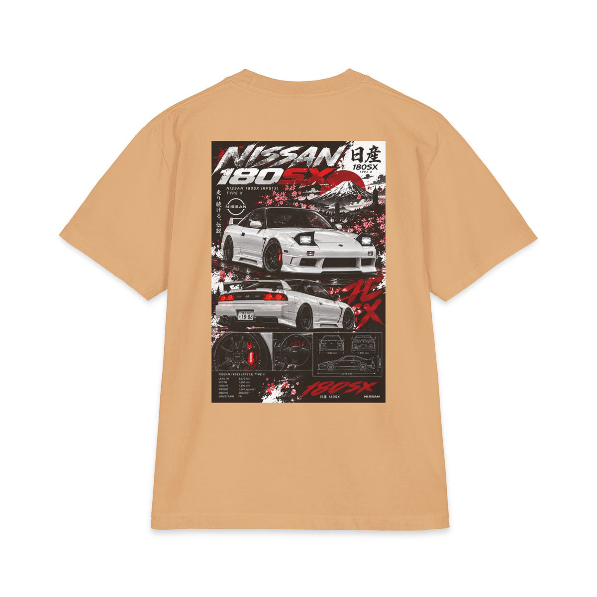 Nissan 180SX Magazine Tee