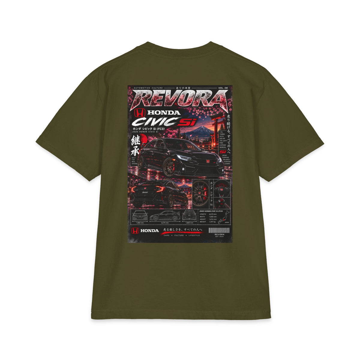 Civic Si Magazine Tee