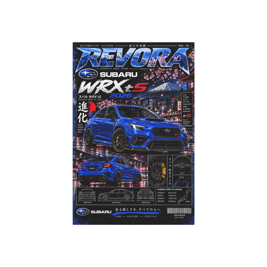 Subaru WRX STI Metal Sign