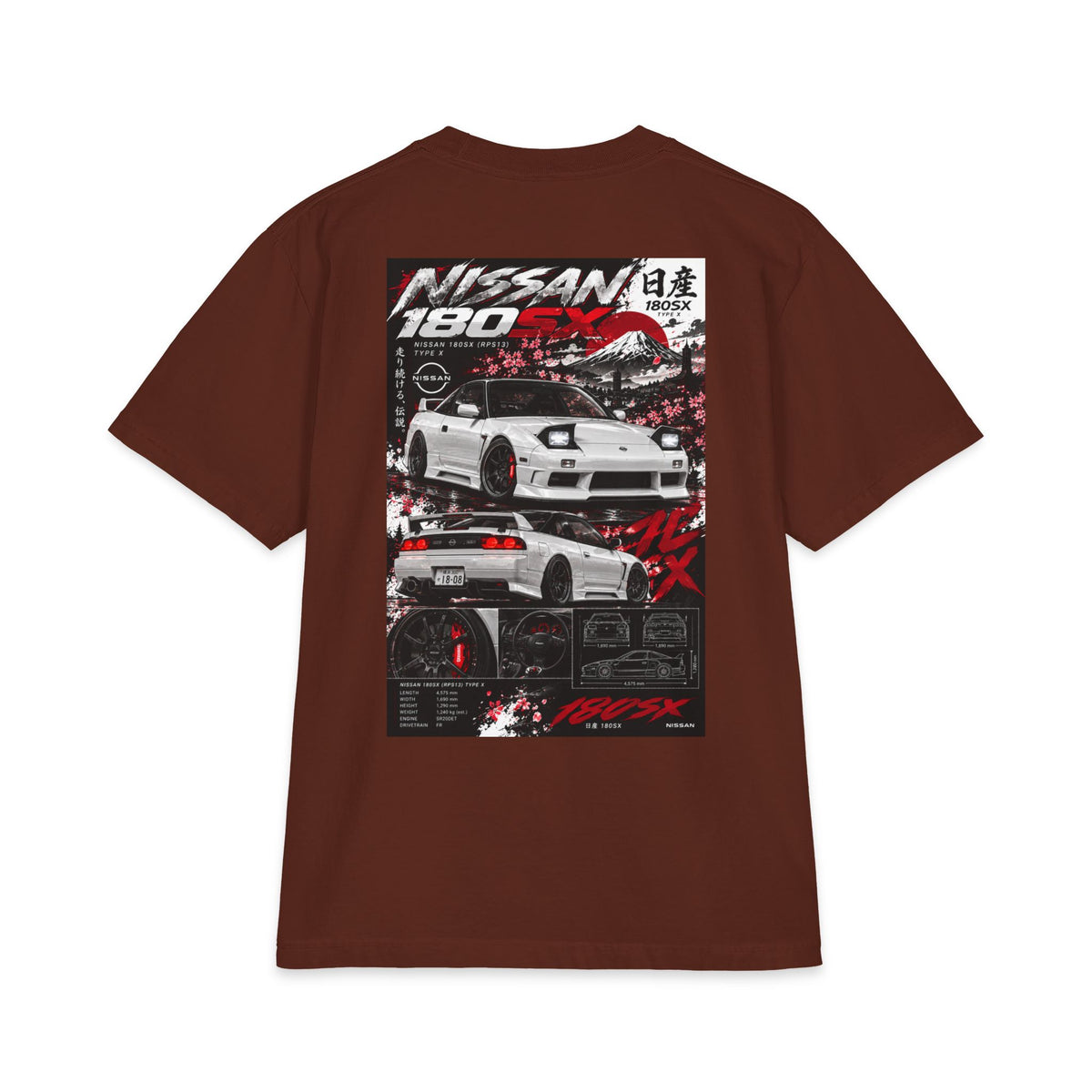 Nissan 180SX Magazine Tee
