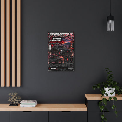 Mitsubishi Lancer Evo X Metal Sign