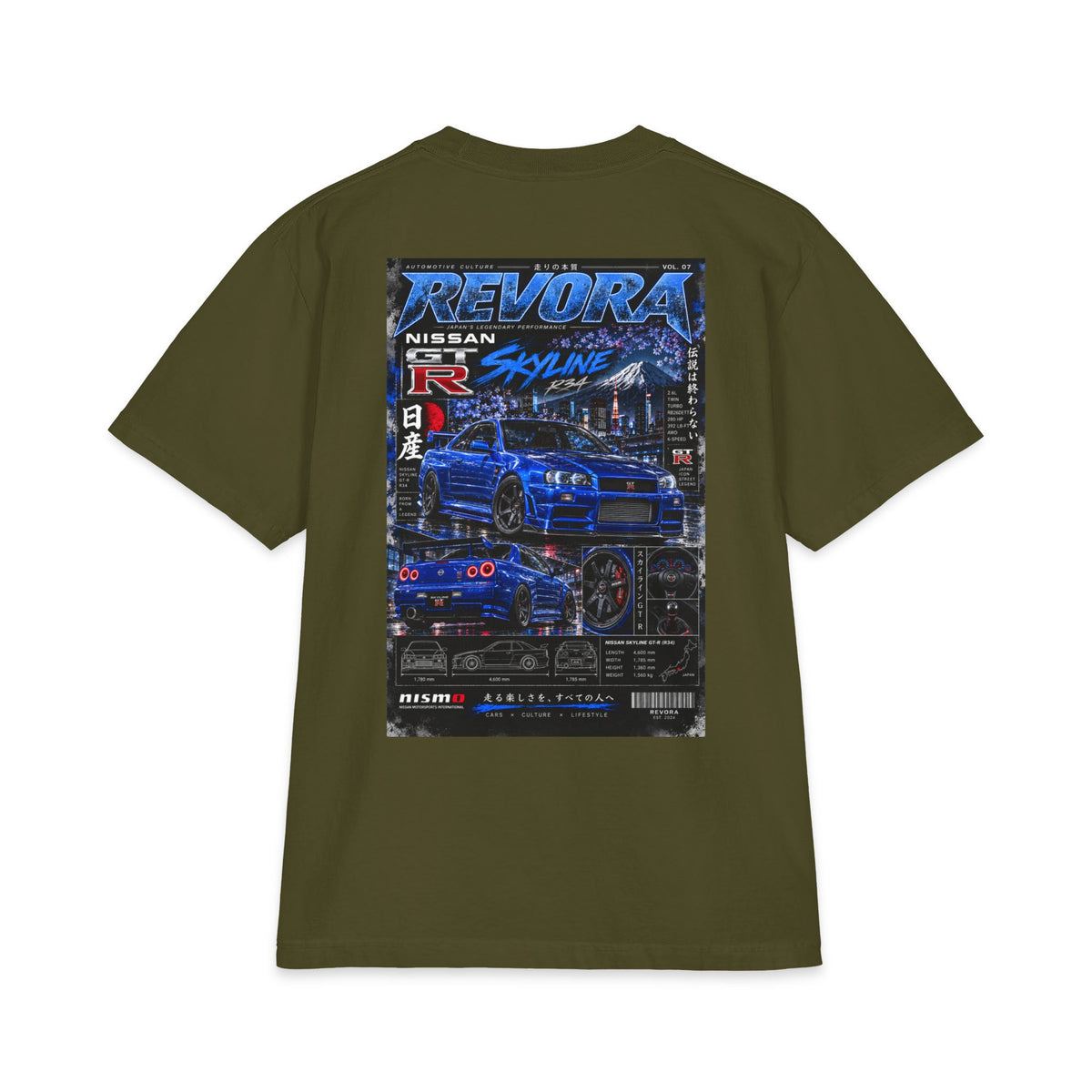 GT-R Skyline Magazine Tee