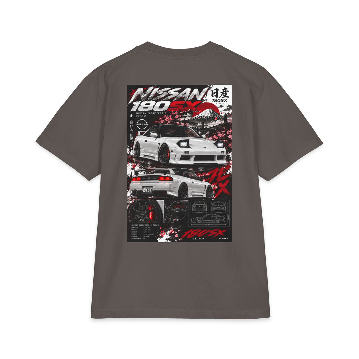 Nissan 180SX Magazine Tee