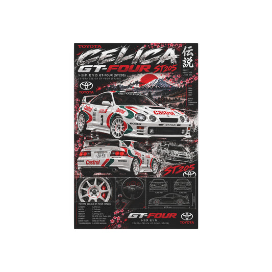 Toyota Celica GT-Four ST205 Metal Sign