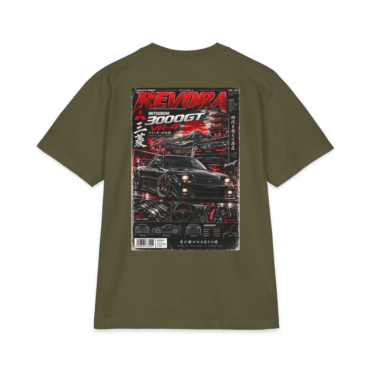 Mitsubishi 3000gt Magazine Tee